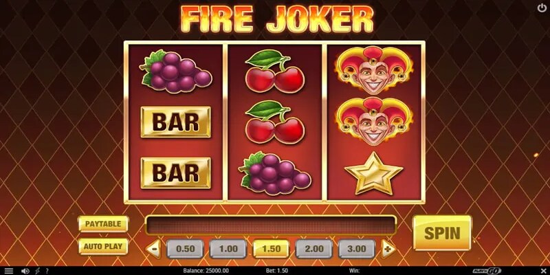 Khám phá quy tắc chơi game Fire Joker Slot