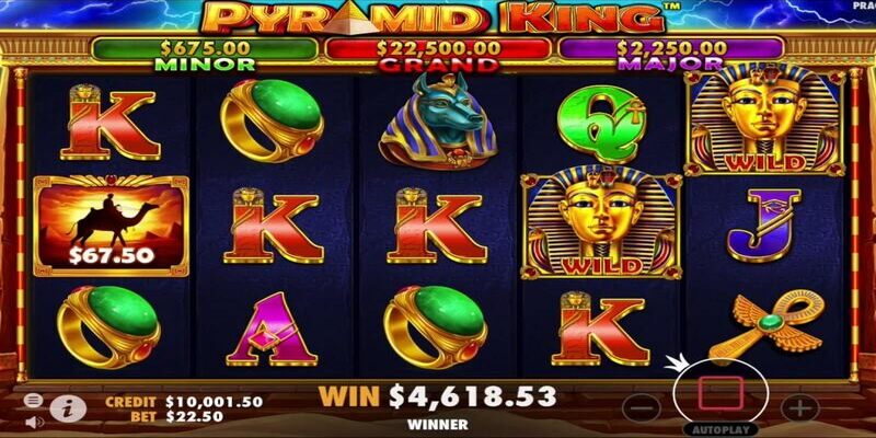 Trò chơi Pyramid King Slot có gì đặc biệt?